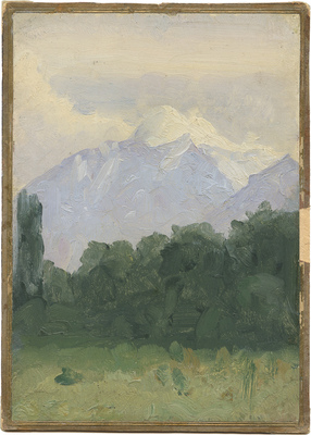 Ризниченко Федор Петрович. Горный пейзаж. Этюд